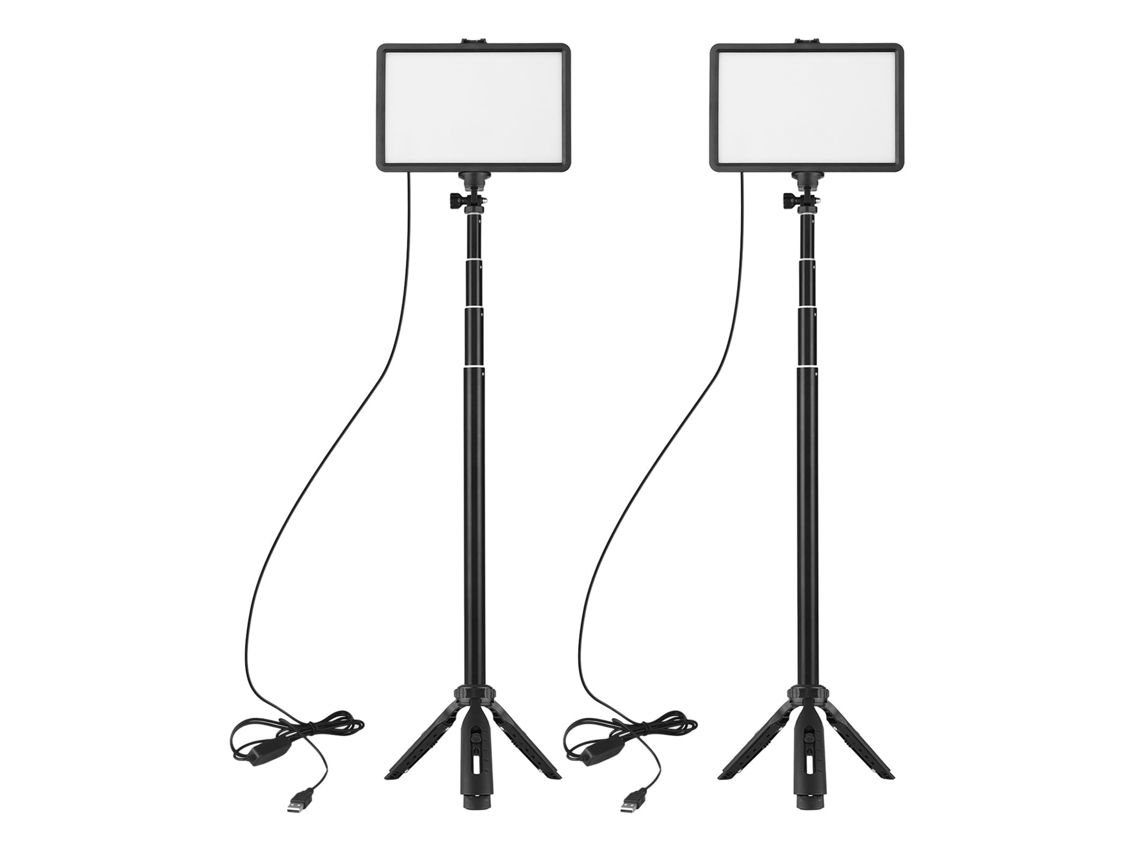 2026 kit de Luz Led Rgb para Vídeo com Tripé Desmontável, Luz de Preenchimento Usb