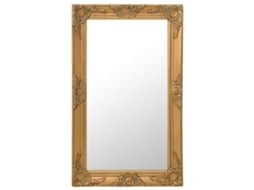 Espelho de Parede Estilo Barroco 50X80 Cm Dourado Decoração