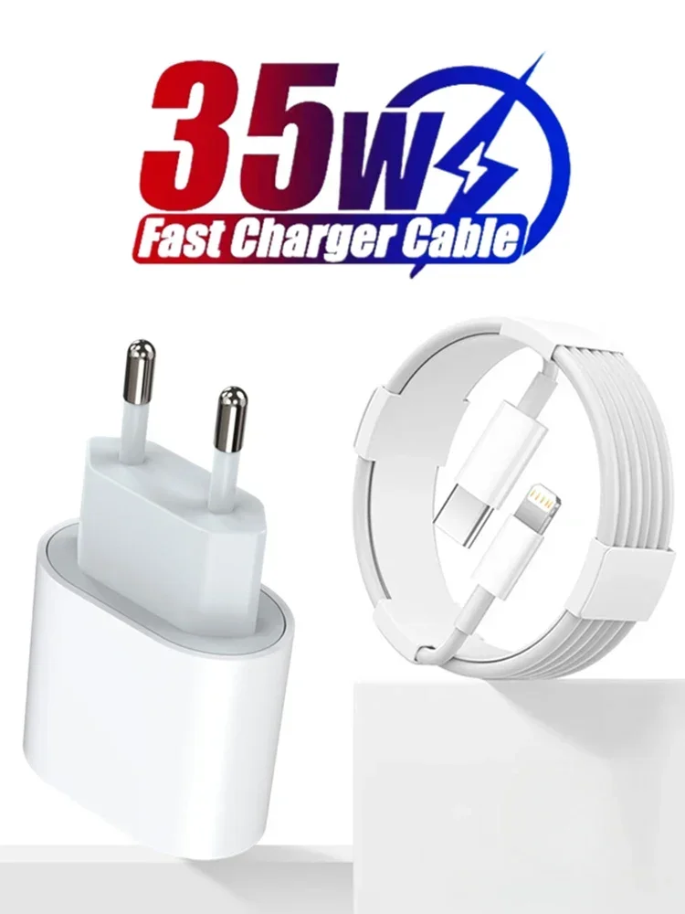 Cabo de Carregamento Rápido Pd de 35 W, Interface Usb c, 1 Metro de Comprimento AQUAFORGE