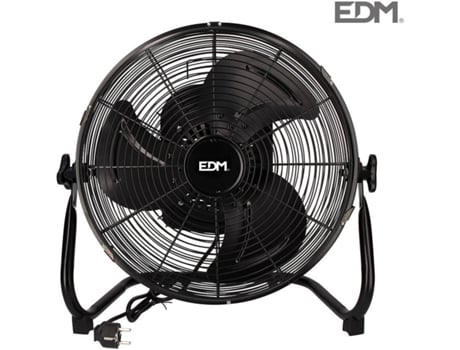 Ventilador Industrial Oscilante EDM Preto 70W Ø Aspas 45 Cm