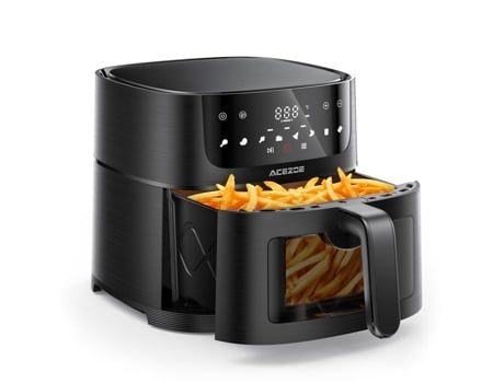 Fritadeira Sem Óleo 7l Air Fryer 1700w Aspeto Visual Matéria Escovada Faça Fritar, Assar E Grelhar Todos Os Seus Alimentos Acezoe