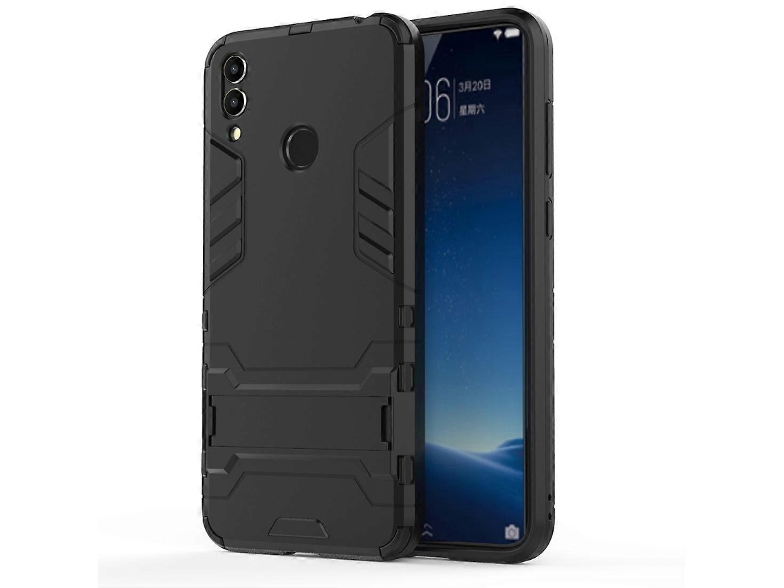 Capa De Pc Tpu À Prova De Choque Para Huawei Honor 8c, Com Suporte