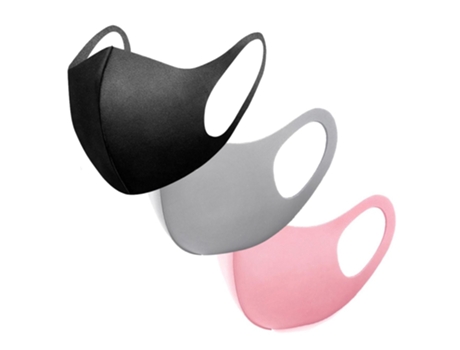 Máscara de Proteção ANSELF H32107 Transpirável e Lavável (3 un)