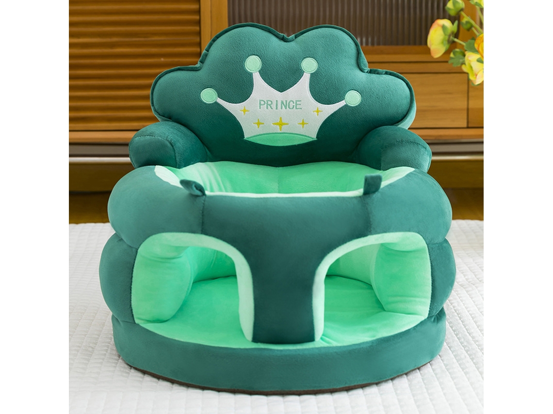 Cadeira Sofá Para Bebê Czhhmart, Com Suporte Lombar, Adequada Para Bebés De 6‑24 Meses Verde