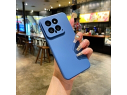 Capa Protetora Com Bordas Retas, Feita De Tpu Fosco E Com Orifícios Finos Para Proteção Contra Quedas.régua De Precisão - Azul, Moto Edge 50 Pro