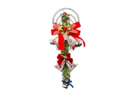 Enfeite Sino Redondo Natal Laço Ano Novo