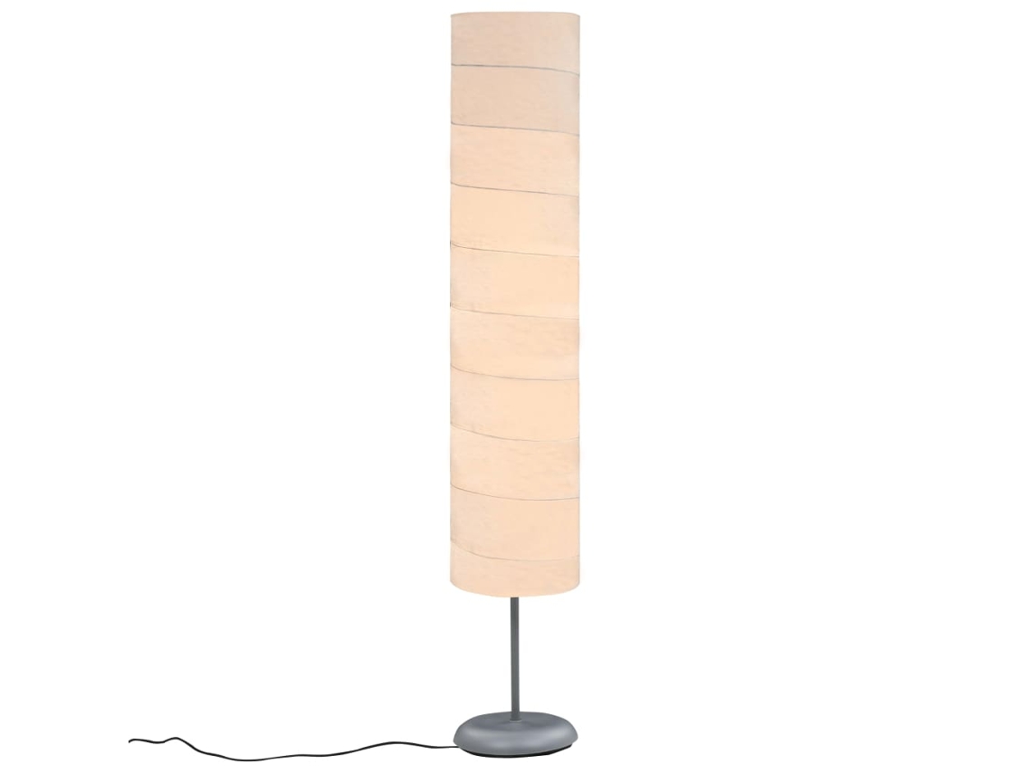 Candeeiro de pé VIDAXL White Paper (22 x 121)
