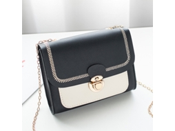 Bolsa Para Celular Para Meninas, Bolsa Para Moedas Combinando Com A Cor, Bolsa Pequena Com Alça De Corrente Na Moda, Preta SUNNY SPACES