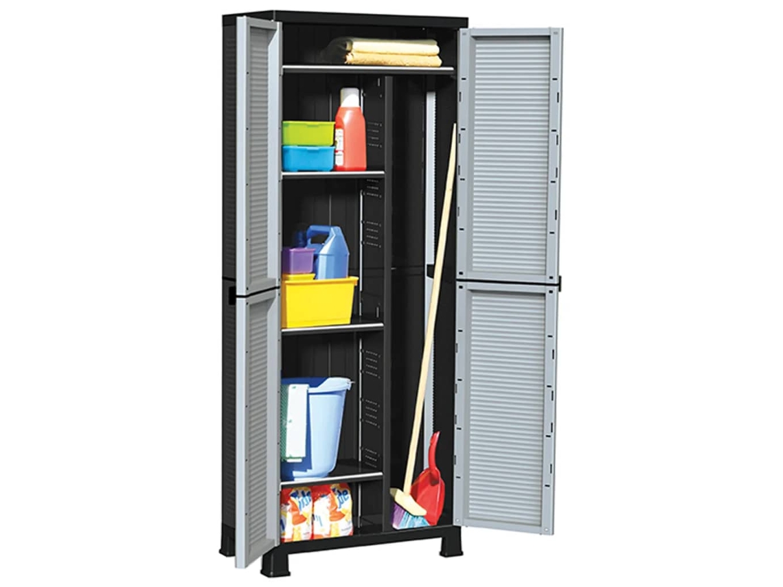 Vidaxl Armário De Plástico 68x39x171,5 Cm