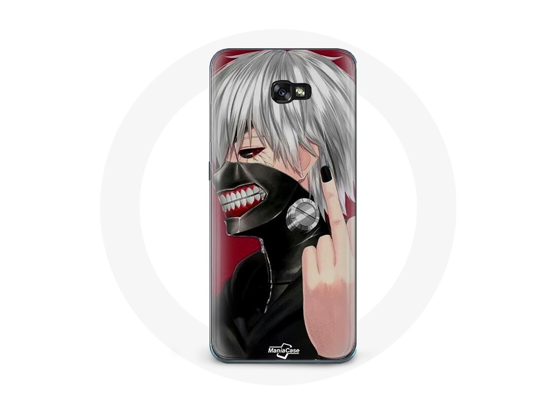 Capa para Samsung Galaxy A3 2017 Tokyo Ghoul Kaneki Ken máscara Anime dedo