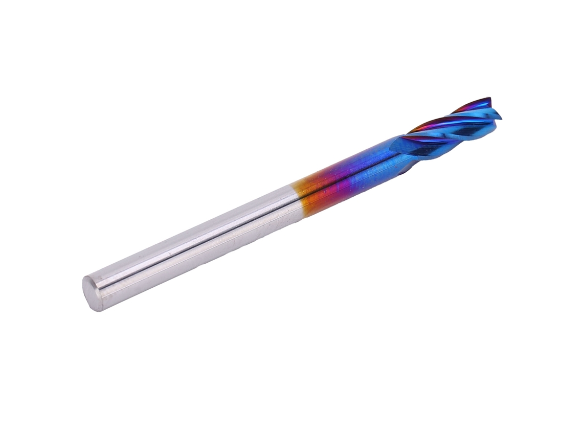 Laxiscreed Fresa Cnc De 4 Cortantes Com Revestimento Nano Blue Para Precisão E Durabilidade