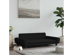 Vidaxl Cama 100x54x33 Cm Veludo Preto