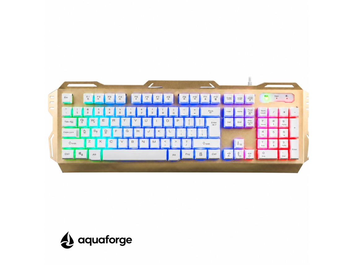 Teclado Mecânico Rgb Base Metálica