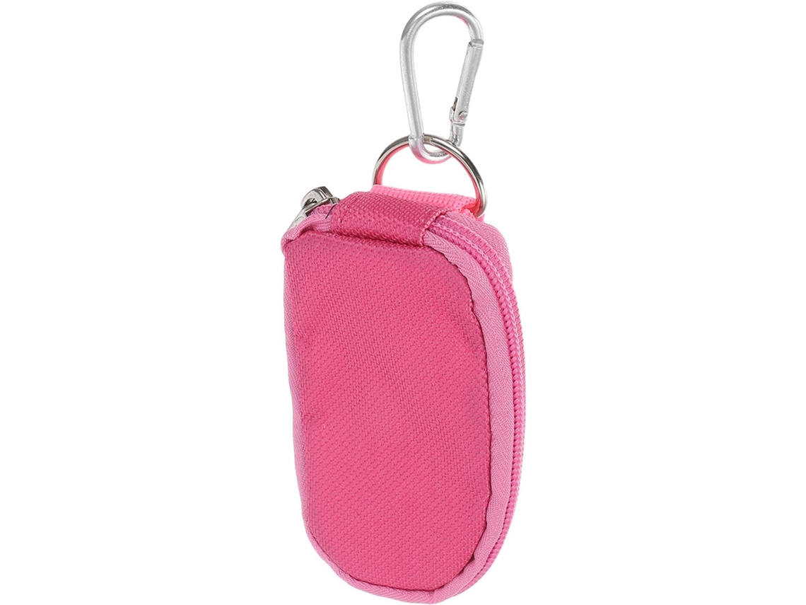 Porta-chaves Para Óleos Essenciais Com 10 Compartimentos, Rosa, Em Tecido.