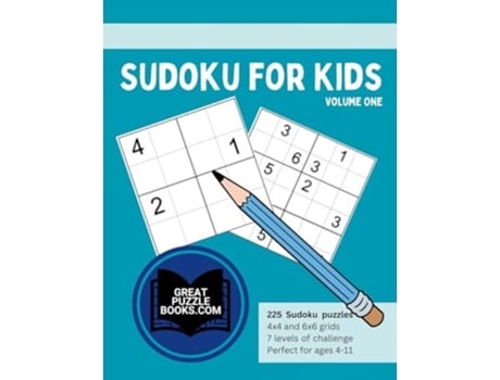 Livro Sudoku for Kids Volume One de William Wesley (Inglês)