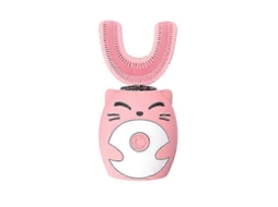 Escova de Dentes Elétrica Infantil Sônica Silicone com Limpeza Automática 360 ​​graus, Recarregável Via Usb, e M Formato U. GOKOCO