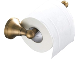 Suporte para Papel Higiênico Sem Tampa, em Latão Antigo, com Haste, 20cm / 7, 87 Polegadas, Bronze Escovado AQUAFORGE