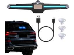 Luz Solar Para Janela De Carro, Luz De Segurança Solar, Luz De Ventosa Para Brisa