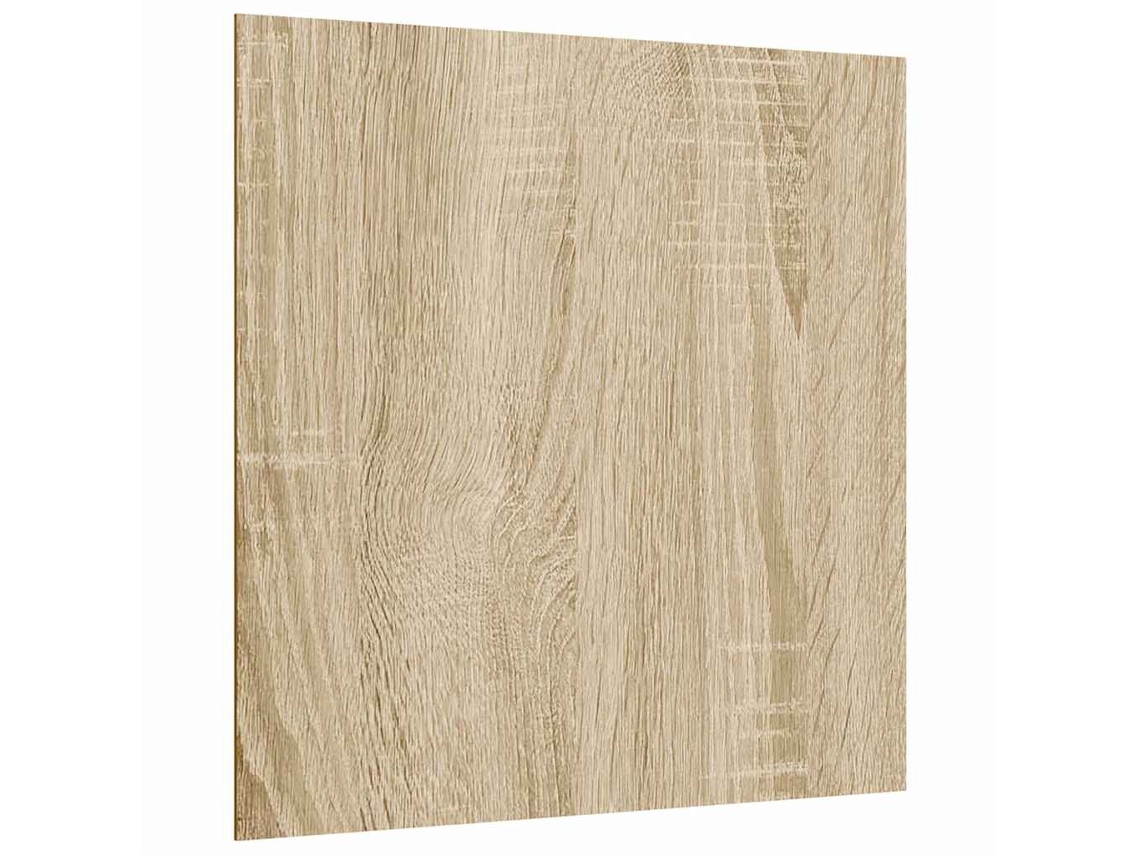 Conjunto 12 Painéis De Decoração Vidaxl Castanho Derivados De Madeira (30 X 30 X 0,27 Cm)