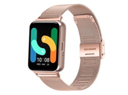 Bracelete Metal Ouro Rosa para Galaxy Watch Fit 3 XIAOMOYU