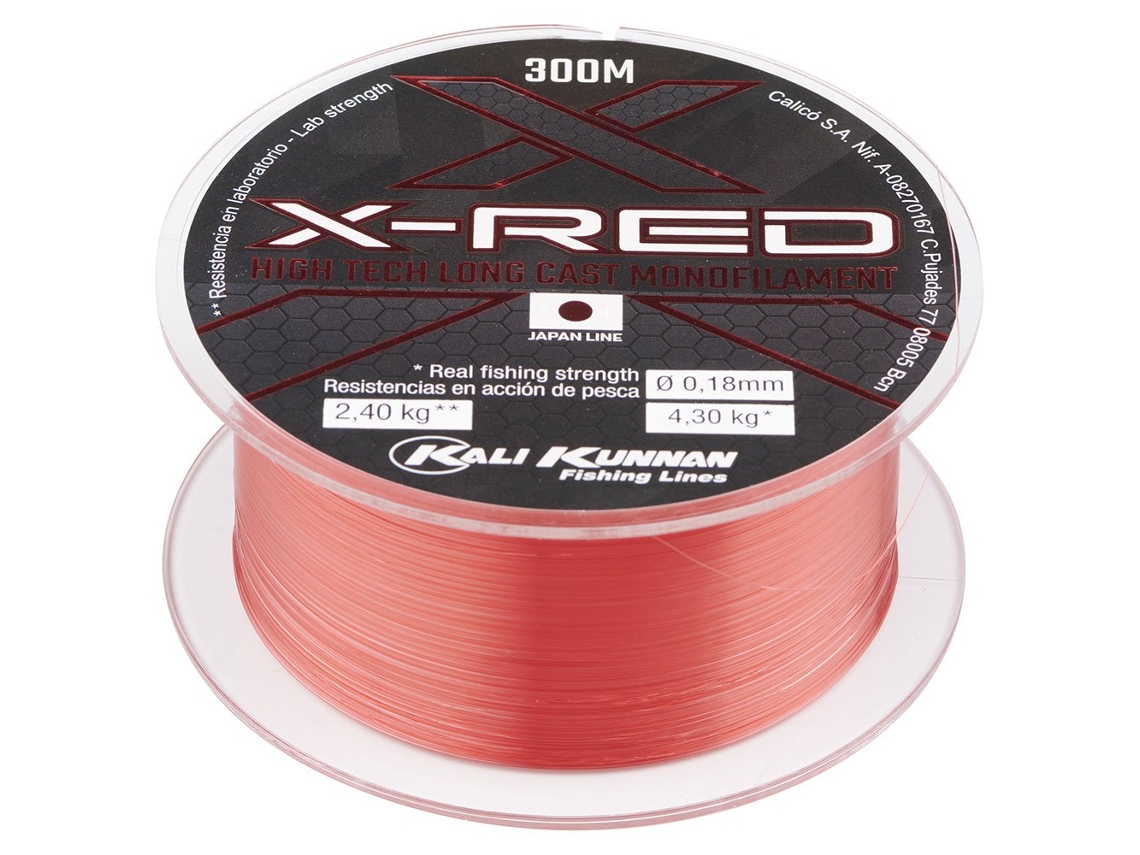 Linha De Pesca KALI KUNNAN Monofilamento x-red