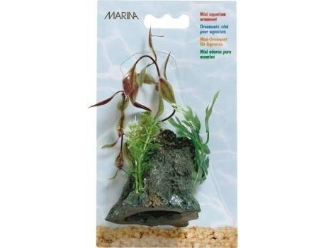 Adorno para Peixes MARINA Planta (Verde - Tamanho S )