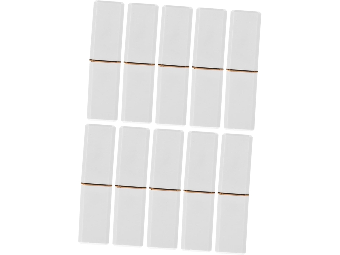 De 3 Tubos De Batom, Recipientes Para Batons, Tubos Para Gloss Labial Para Meninas.