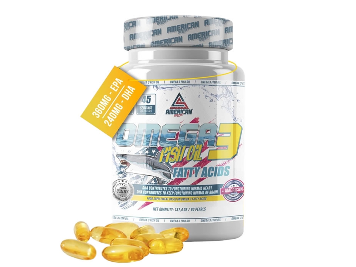 American Supplement - Omega 3 90 Kapseln