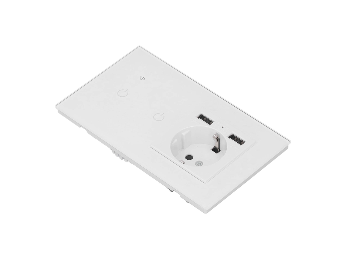 Interruptor Inteligente Wifi Com Tomada E 2 Usb
