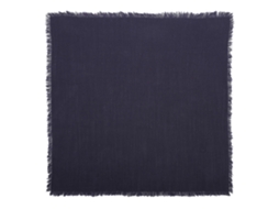 Capinha Almofada Quadrada Algodão Linho Azul Safira 45x45cm