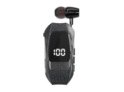 Fone De Ouvido Retrátil Sem Fio Com Lapela E Display Digital Led, Adequado Para Treinamento Esportivo, Direção E Trabalho. Ly Ebike