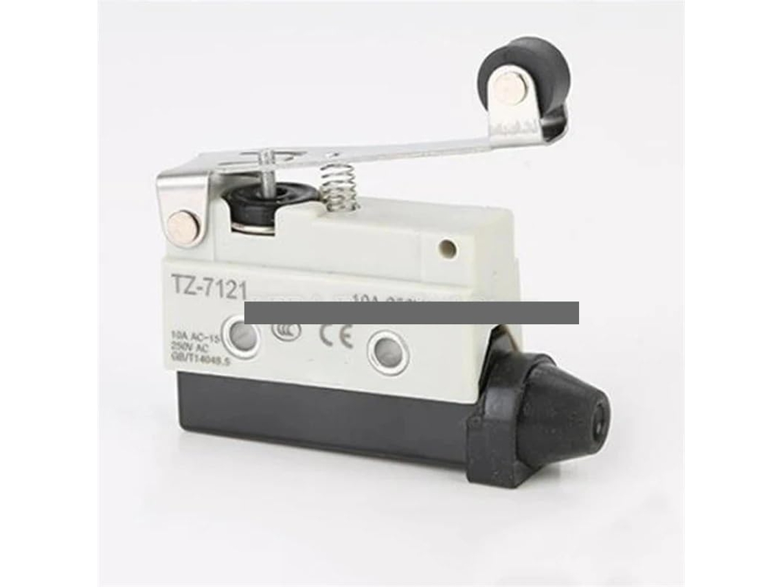 1 Microinterruptor Tz 7121de 10a, 250v, 15a, 380v, Com Reinício Automático E Mango Largo, Com Palanca De Rodillo