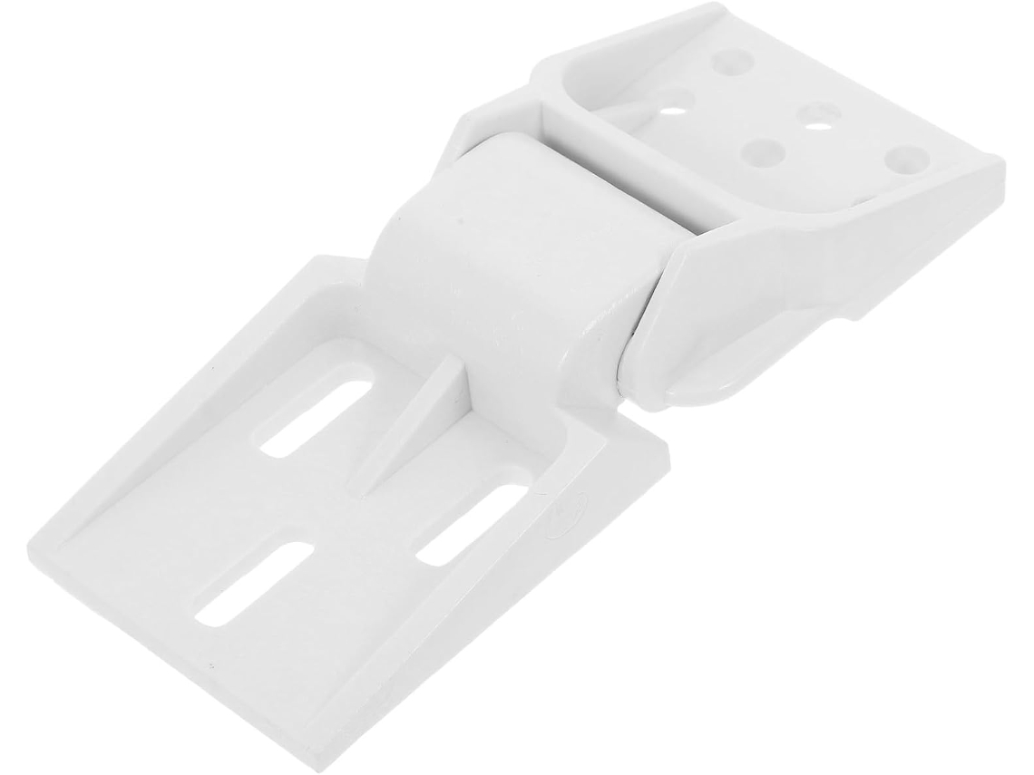 Dobradiça Dobrável Reforçada Zerodeko Para Mini Geladeira E Freezer Horizontal Pequeno, Com Acabamento Em Plástico Para