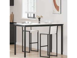 Vidaxl Mesa De Bar Branco 150 X 80 X 105 Cm Madeira De Pinheiro Sólida