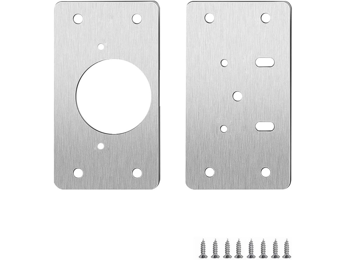 Placa De Reparo Para Dobradiças Armário, Dobradiças Em Aço Inoxidável, Ferragens Para Reparo De Dobradiças Armários