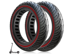 Pneu De Scooter 8 1/2 X 2 Borracha Sólida Para Xiaomi 1s Pro 2 Mi 3 M365 Pro, 50/75-6.1 Pneu De Reposição 8.5 Polegadas