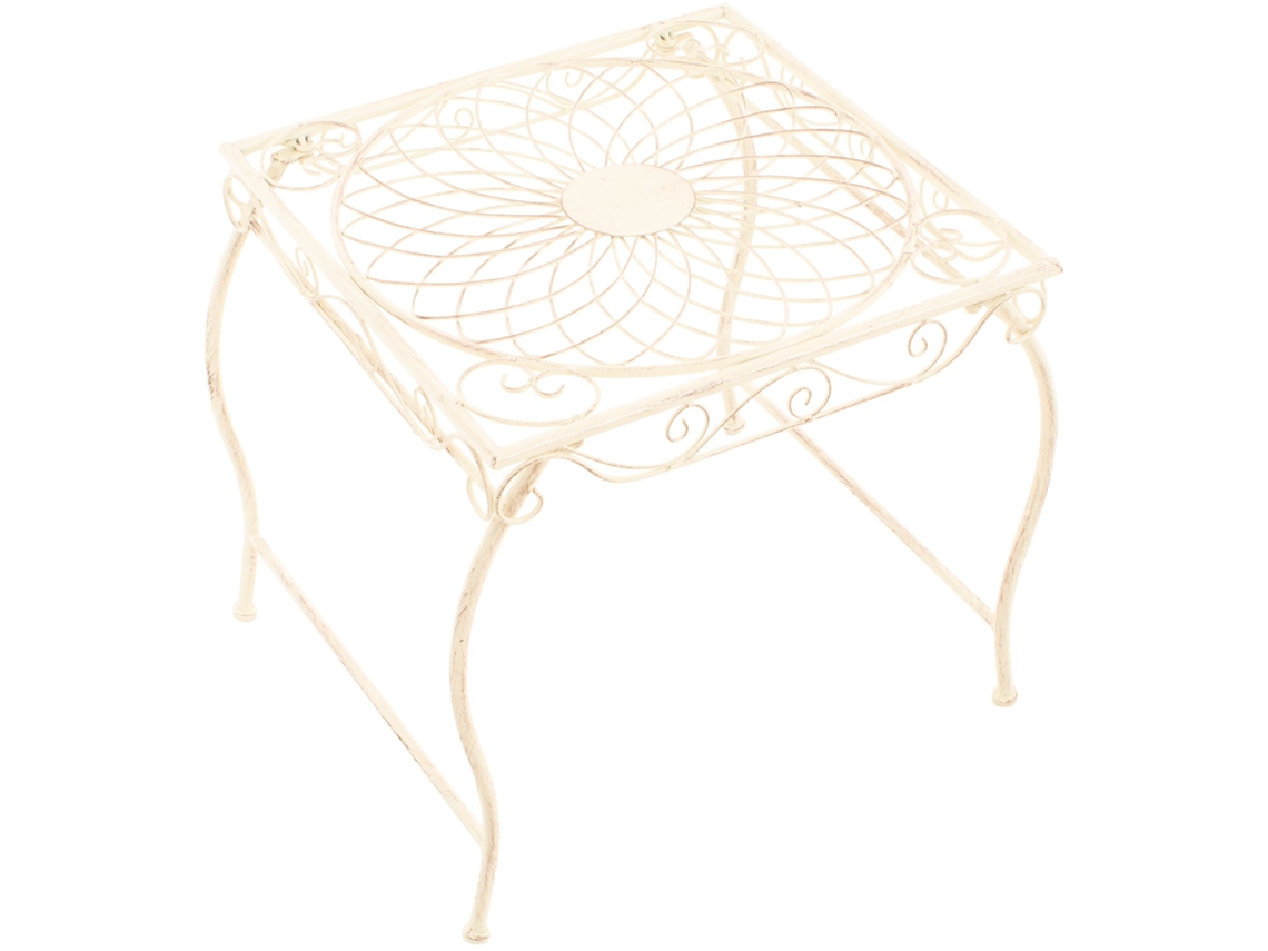 Mesa De Jardim Zarina Creme Antigo
