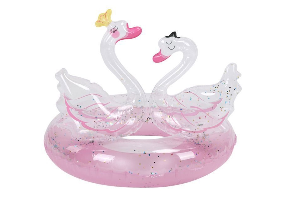 Piscina boia de Nadador Patins Pvc 55 Cm Rosa AOZORZ