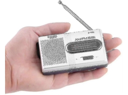 Mini Rádio Am Fm Portátil Com Antena Telescópica, Rádio De Bolso Hy Olysi Shop