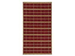 Tapete Tecido Listrado Vermelho 60x110
