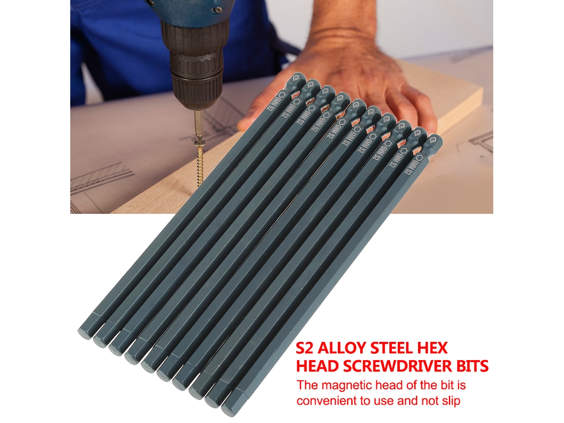 Conjunto De Destornilhadores Laxiscreed Em Aço S2, 150mm, Ideal Para Reparações Precisas