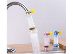 Bocal De Torneira Giratório 360° Com Filtro Água , Dispositivo Economizador Para Chuveiro Pressurizada. Aquaforge (3 Peças)