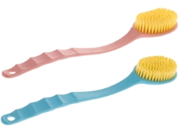 Lurelia Kit De 2 Escovas Para Costas De Cuidado Corporal, Com Argola, Massagem Suave E Limpeza Profunda, Uso Diário