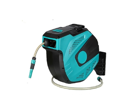 Enrolador de Mangueira de Água com Enrolador Automático 15 Metros 15 Metros TRADE SHOP TRAESIO
