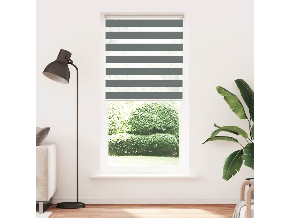 Maison Exclusive - Cortina De Zebra 100x200 Cm Largura Do Tecido 95,9 Cm Poliéster