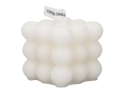Mali vela de Cera de Soja Cúbica Artesanal Perfumada para Decoração de Casa Branca