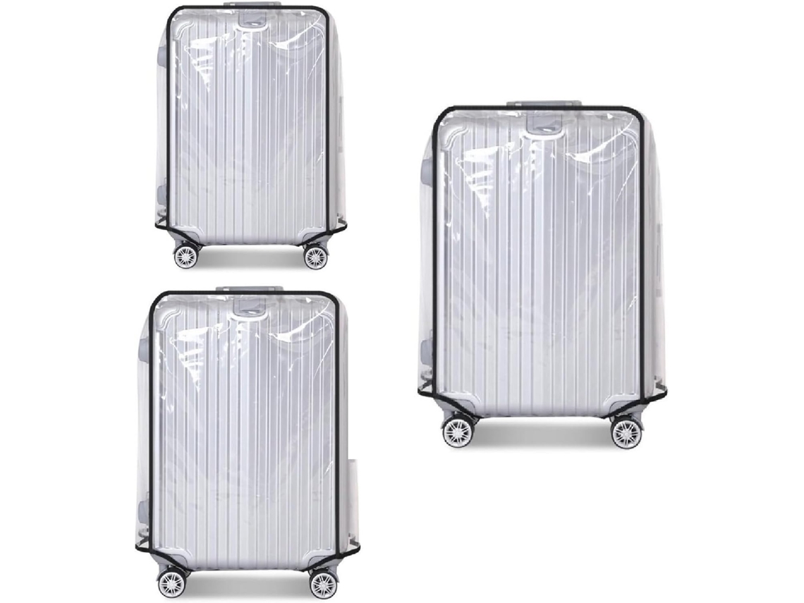 Capas de Bagagem PVC Transparente 20, 24 e 28 polegadas BRILVIBERA