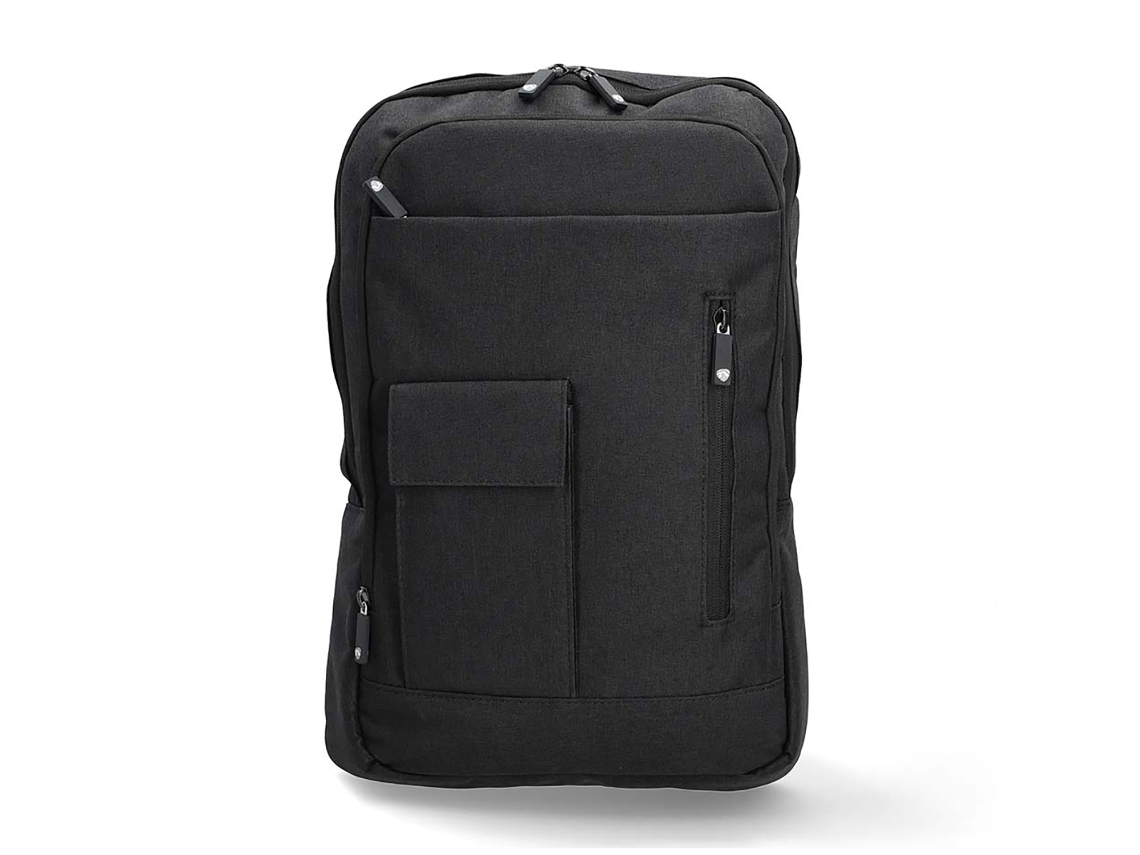 Mochila para laptop Nedis 10 de 16 polegadas com 10 compartimentos, leve e compacta, cinza