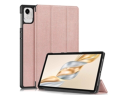 Capa De Couro Dobrável Tripla Para Tablet For Honor Pad X9a / X9 Pro Custer Pure Color
