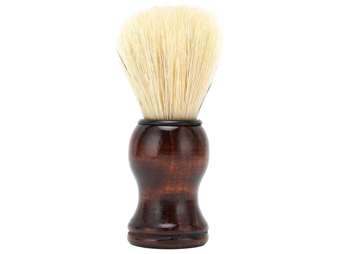 Pincel De Afeitar Para Barba Com Mangueira De Madeira Leve